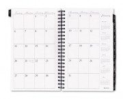 Executive Recycled Fashion Weekly/Monthly Planner Refill, 4 5/8 x 8
