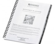 Executive Recycled Monthly Planner Refill, 6-7/8 x 8-3/4