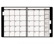 Appointment Book Refill For Three- Or Five-Year Planner, Black, 9