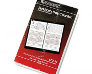 Burkhart's Day Counter Recycled Desk Calendar Refill, 4 1/2