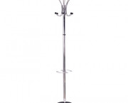Chromy Coat Tree, Five Knobs, Chrome