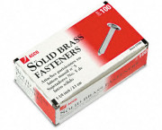 Brass Prong Paper File Fasteners, 1-1/4 Inch Length, 100/Box