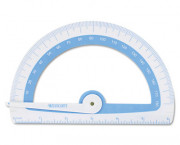 Protractor Treated w/Microban Antimicrobial Protection, Plastic, 6