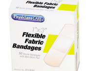 Fabric Adhesive Bandages,1 x 3, 50/Box
