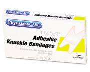 Elastic Knuckle Adhesive Bandages, 4 x 2-1/2 x 5/8, 8/Box