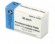 Iodine Pads, 50 Pads/Box