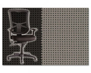 Elusion Series Mesh High-Back Multifunction Chair, Expo Fog