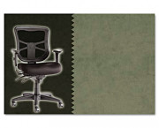 Elusion Series Mesh Mid-Back Swivel/Tilt Chair, Smart Suede Olive