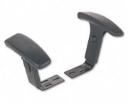 Height Adjustable T-Arms for Interval & Essentia Series Chairs and Stools, Black