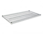Industrial Wire Shelving Extra Wire Shelves, 48w x 24d, Silver, 2 Shelves/Carton