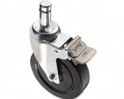 Optional Casters For Wire Shelving, 600 lbs./Caster, Gray, 4/Set