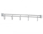 Hook Bars For Wire Shelving, 5 Hooks, 24