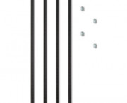 Stackable Posts For Wire Shelving, 36 