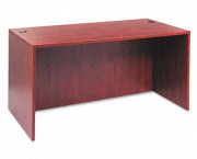 Valencia Series Straight Front Desk Shell, 59-1/8 x 29-1/2 x 29-1/2, Med Cherry