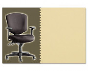 Wrigley Pro Series Mid-Back Multifunction Chair, Persuasion Vinyl Tahiti