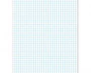 20lb Quadrille Pad w/4 Squares/Inch, Ltr, White, 1 50-Sheet Pad