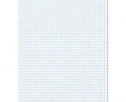 15lb Quadrille Pad w/4 Squares/Inch, Letter, White, 1 50-Sheet Pad/Pack