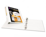 Antimicrobial View Binder w/One-Touch EZD Rings, 1-1/2