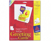 Personal Creations Printable Quarter-Fold Cards, 4-1/4 x 5-1/2, 20/Pack