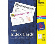 Laser/Inkjet Unruled Index Cards, 3 x 5, White, 150/Box