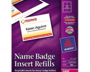Additional White Laser/Inkjet Inserts, 3 x 4, White, 300/Box