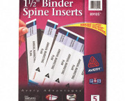 Custom Binder Spine Inserts, 1-1/2