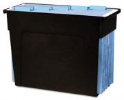 Desktop File Box, 6x13 1/2x 10 1/2, Black, Letter