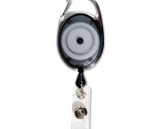 Carabiner-Style Retractable ID Card Reel, 30