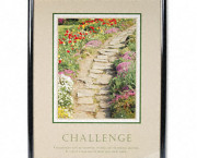 ?Challenge? Framed Motivational Print, 24 x 30