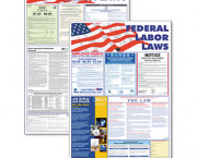 State/Federal Labor Lawith Legally Required Multi-Colored Poster, 24 x 30