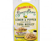 Bumble Bee Sensations Seasoned Tuna Medley, Lemon Pepper, 3.6 oz, 12/Carton