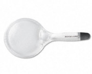 2X - 6X Sight Savers Round Handheld Magnifier wAcrylic Lens, 3-1/4