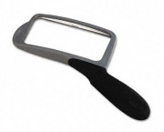 2X Rectangular Handheld Magnifier w/Acrylic Lens, 2