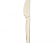 Corn Starch Cutlery, Knife, White, 100/Box