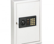 48-Key Safe/Wall File, 48-key, Steel, Platinum, 11 3/4