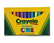 Colored Drawing Chalk, Assorted Colors 12 Sticks/Set