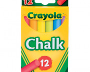 Chalk, Assorted Colors, 12 Sticks/Box