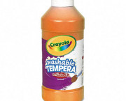 Artista II Washable Tempera Paint, Orange, 16 oz