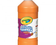 Artista II Washable Tempera Paint, Orange, 32 oz