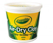 Air-Dry Clay, White, 5 lbs