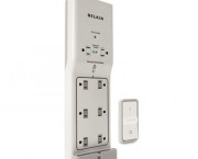 Conserve Energy Saving Surge Protector w/Remote Switch, 8 Outlets, 4 ft Cord