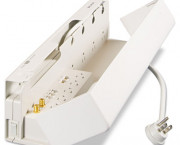 Concealed Surge Protector, 11 Outlets, 10ft Cord
