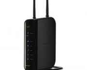 N Wireless Router, 4 LAN Ports, 2.4GHz, Black