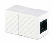 Cat5 RJ45 Inline Cable Coupler, White