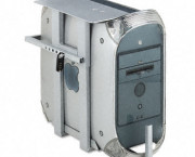 Lockable CPU Holder, 20w x 12-3/4d x 22-1/2h, Gray