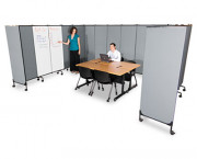 GreatDivide Wall System Fabric Add-On Panel, 64w x 3d x 72h, Gray