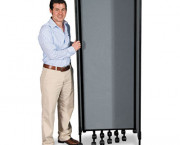 GreatDivide Wall System Fabric Starter Set, 97w x 3d x 96h, Gray