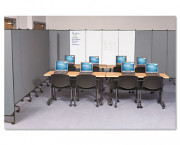 GreatDivide Wall System Markerboard Add-On Panel, 64w x 3d x 96h, Gray