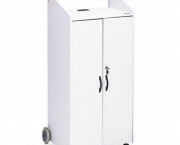 ROLZ Mobile Conference Center, 2-Shelf, 23-1/2w x 17d x 41-1/2h, Gray