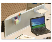 iFlex Series Privacy Panel, 53w x 15d x 1-1/2h, Cherry